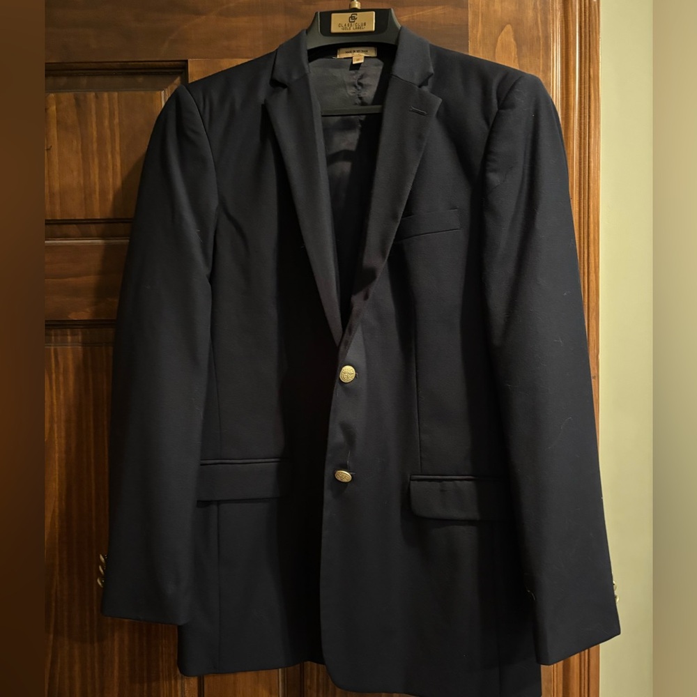 Class Club junior boys blue blazer with 2 shirts